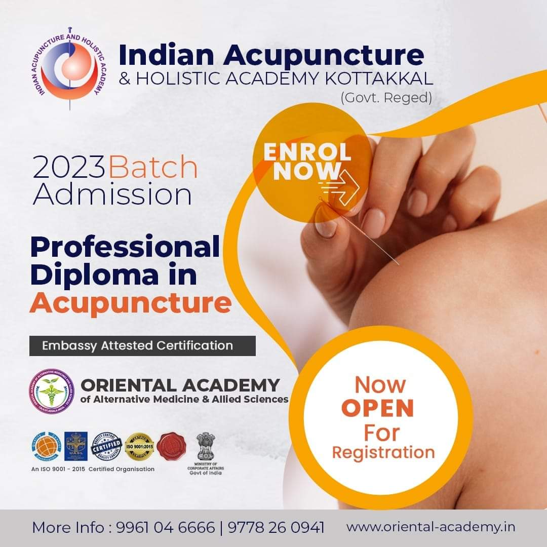 INDIAN ACUPUNCTURE HOLISTIC ACADEMY KOTTAKKAL KOTTAKKAL